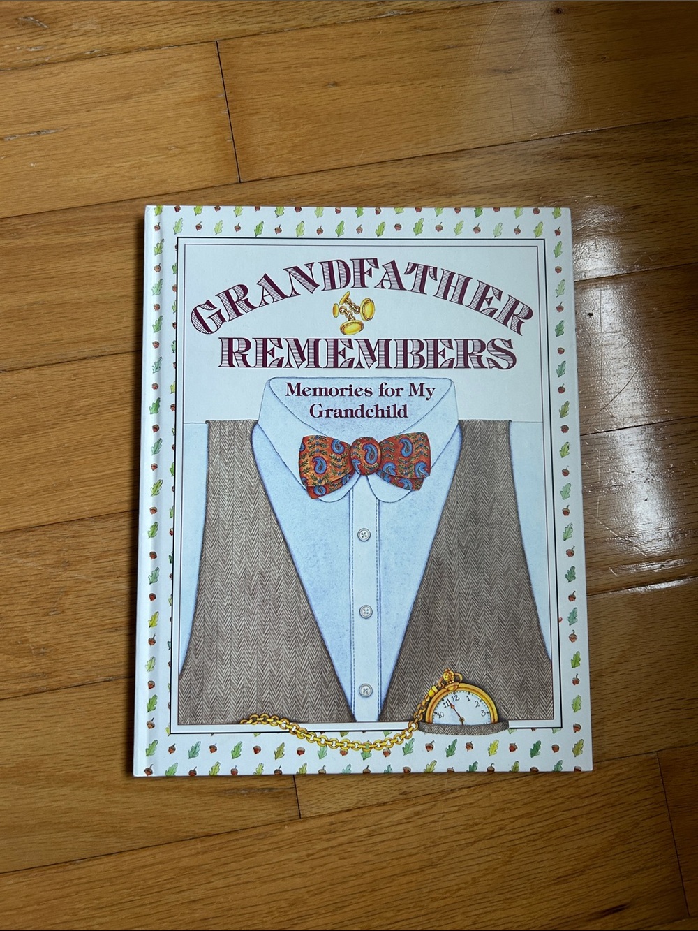 Grandfather Remembers Memories for My Grandchild - Keepsake Gift Book 64 pages.